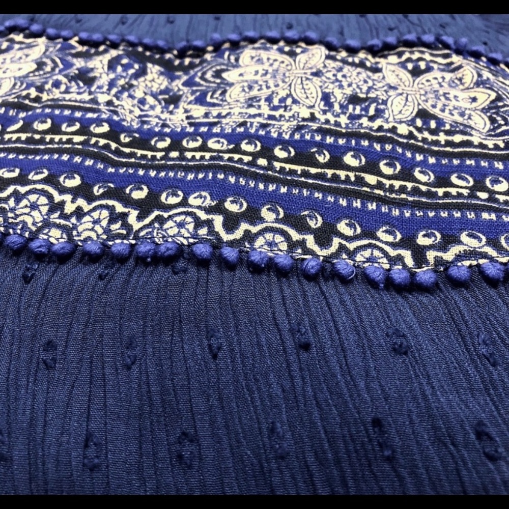 NWT $168 Free People My Love Mini Dress Blue L - Picture 5 of 16